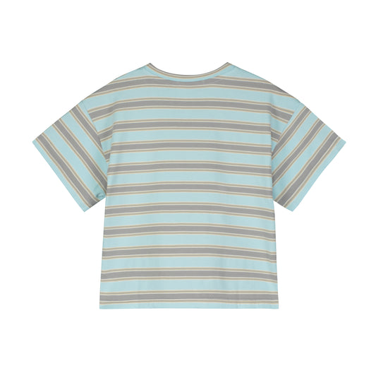 Camiseta de rayas multicolor