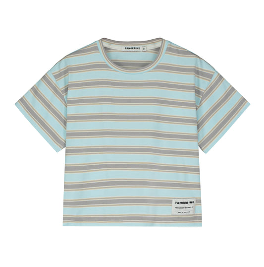 Camiseta de rayas multicolor
