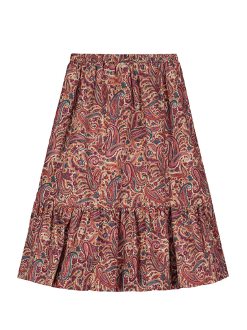 Paisley Gathered Skirt