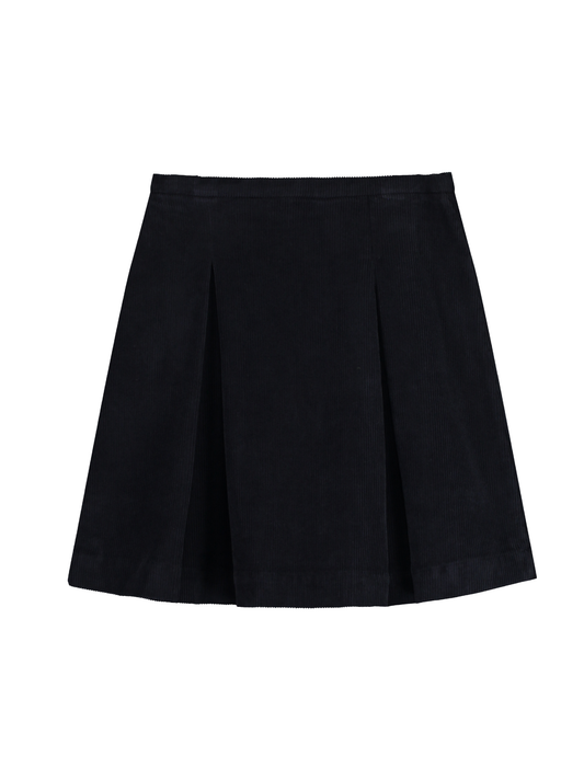 Box-Pleat Mini Skirt