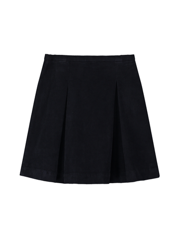 Box-Pleat Mini Skirt
