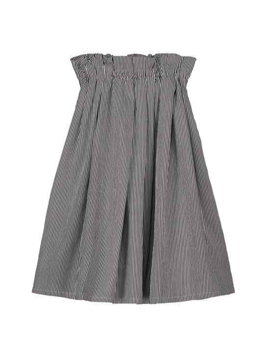 Striped Pleated Skirt
