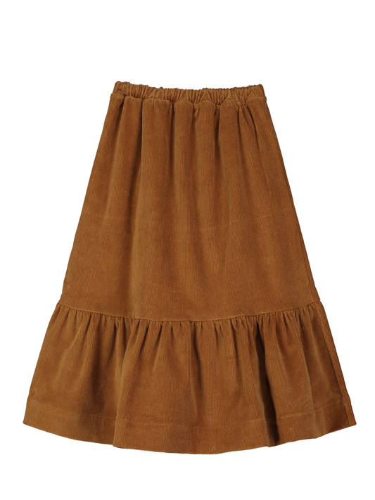 Corduroy Gathered Skirt