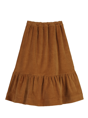 Corduroy Gathered Skirt