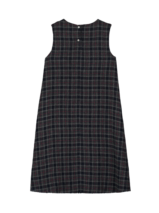 Check A-Line Dress