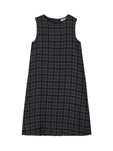 Check A-Line Dress