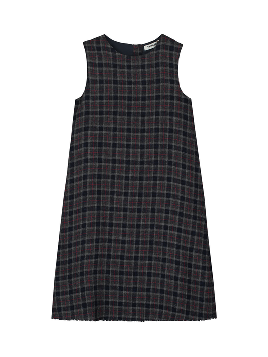 Check A-Line Dress