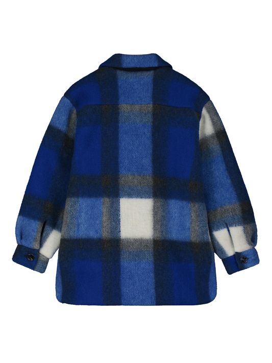 Wool Check Overshirt