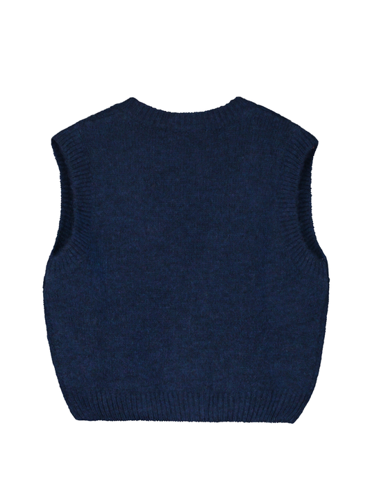 Relaxed-Fit Wool Vest