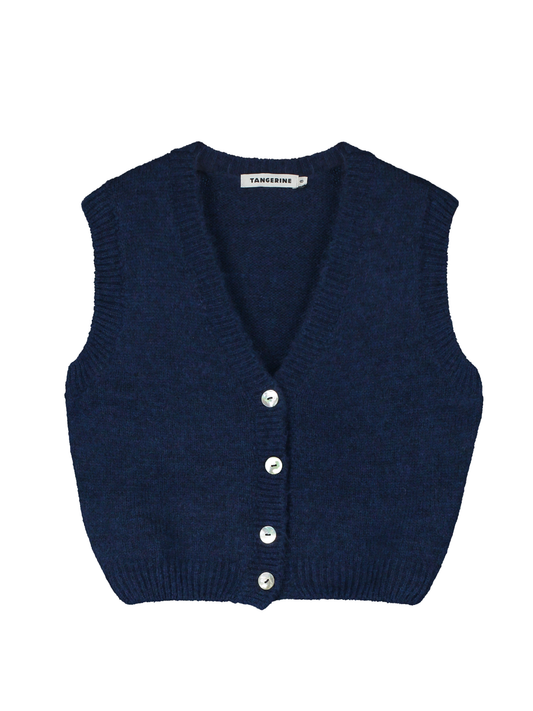 Relaxed-Fit Wool Vest