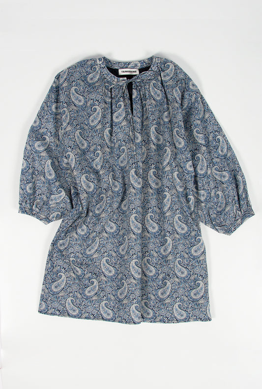 Volumed Sleeve Liberty Dress