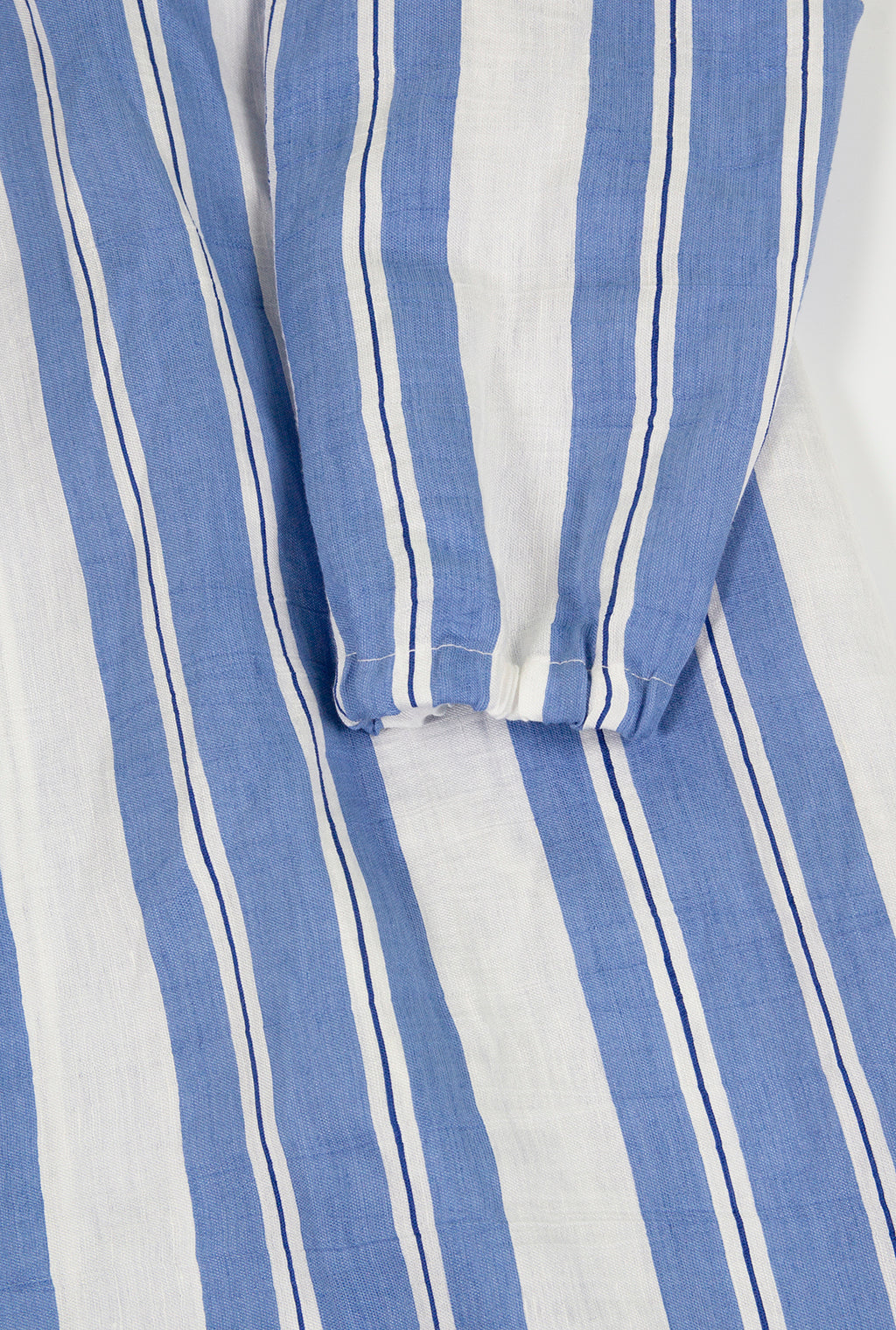 Volumed Stripes Dress-Blue / White-2 – Tangerine