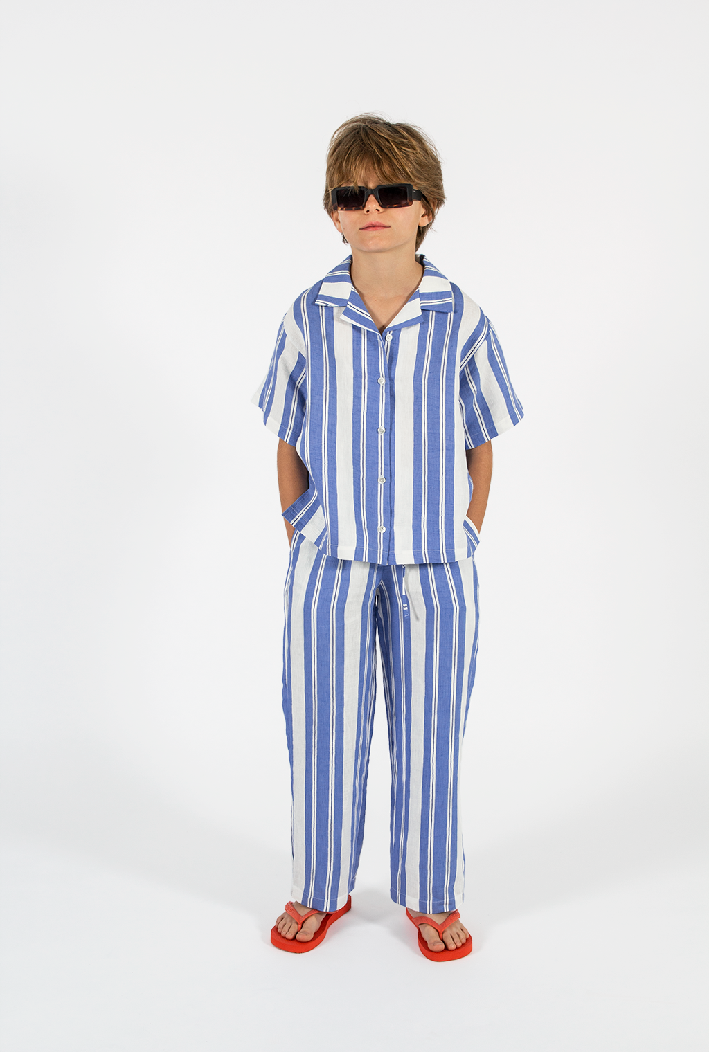 Striped Long Trousers on Pre-order