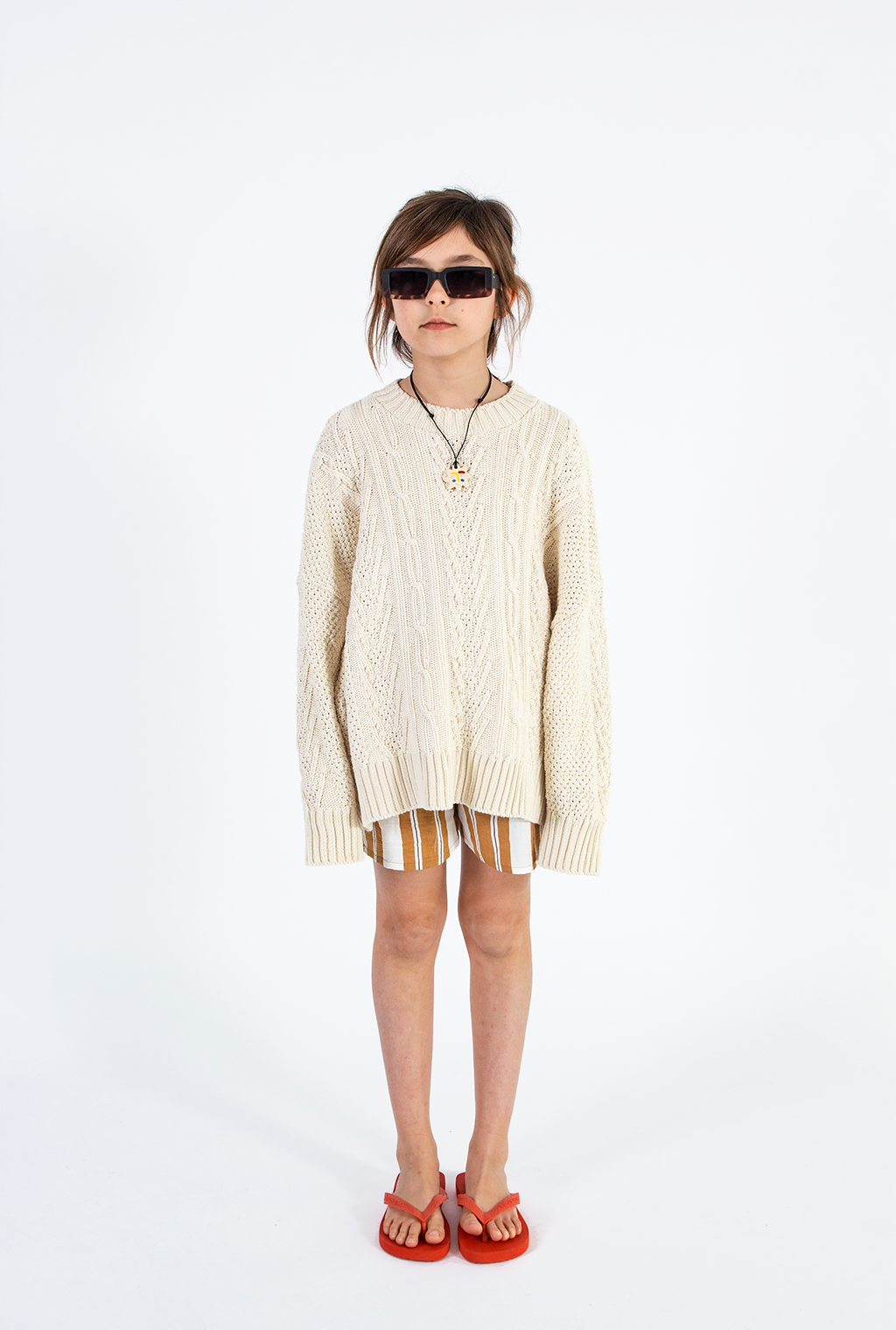 Cotton Cable Sweater on Pre-order