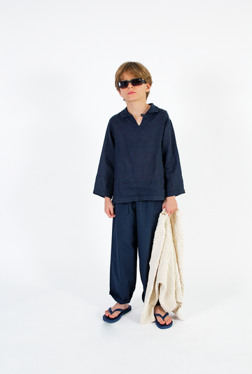 Poplin Long Trousers