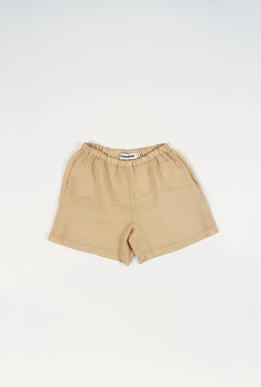 Linen Shorts Cream